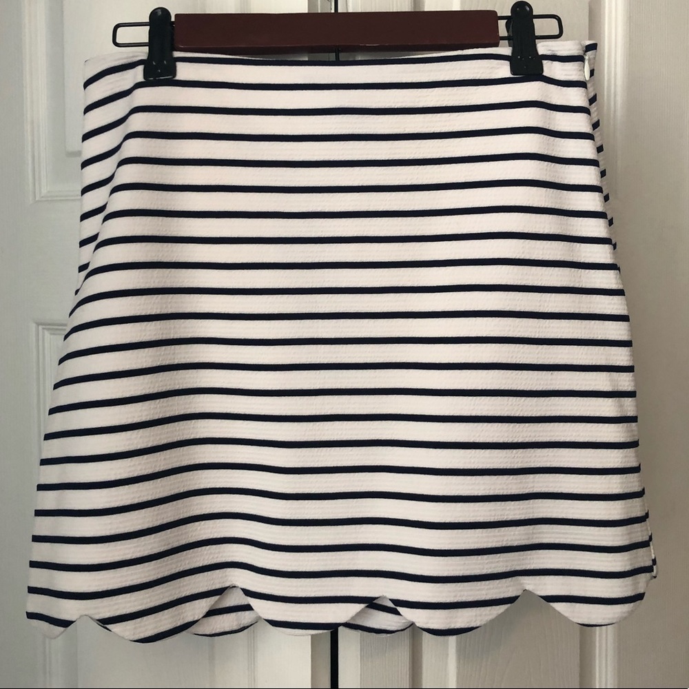 Bloomingdales Striped Mini Skirt - Picture 3 of 5